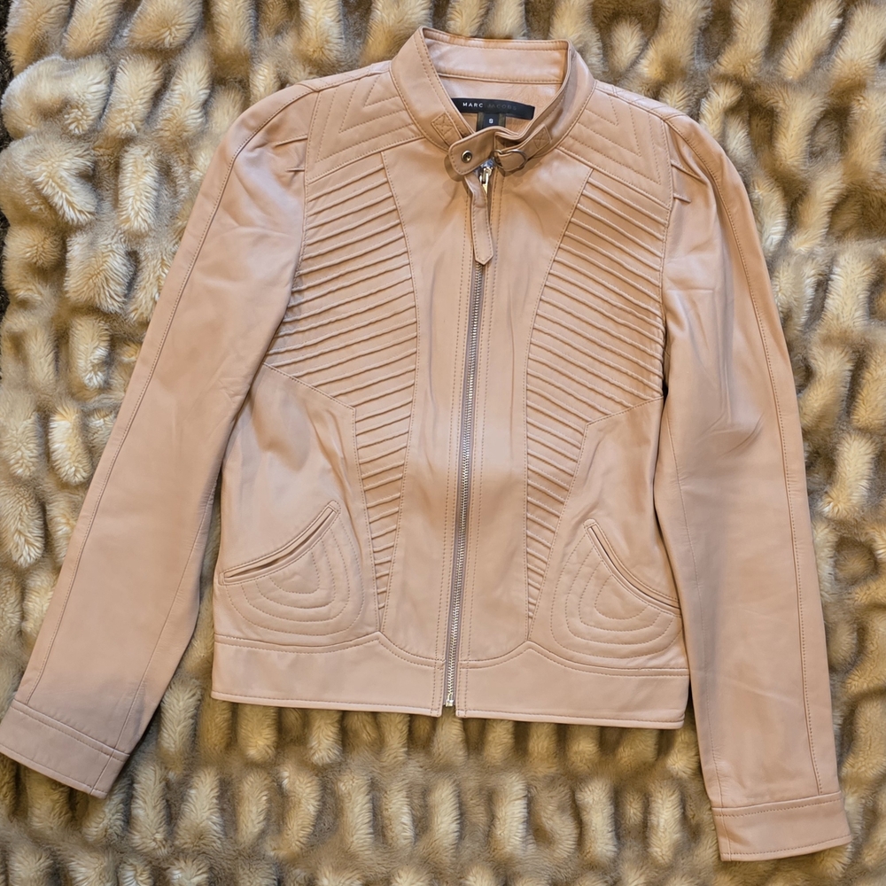 Marc Jacobs Blush Leather Jacket